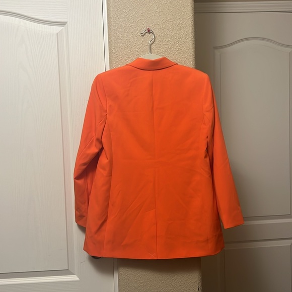 Express Editor Boyfriend Blazer - Orange - MEDIUM - Picture 8 of 12
